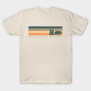 Retro Stripes Wilderness Lodge T-Shirt